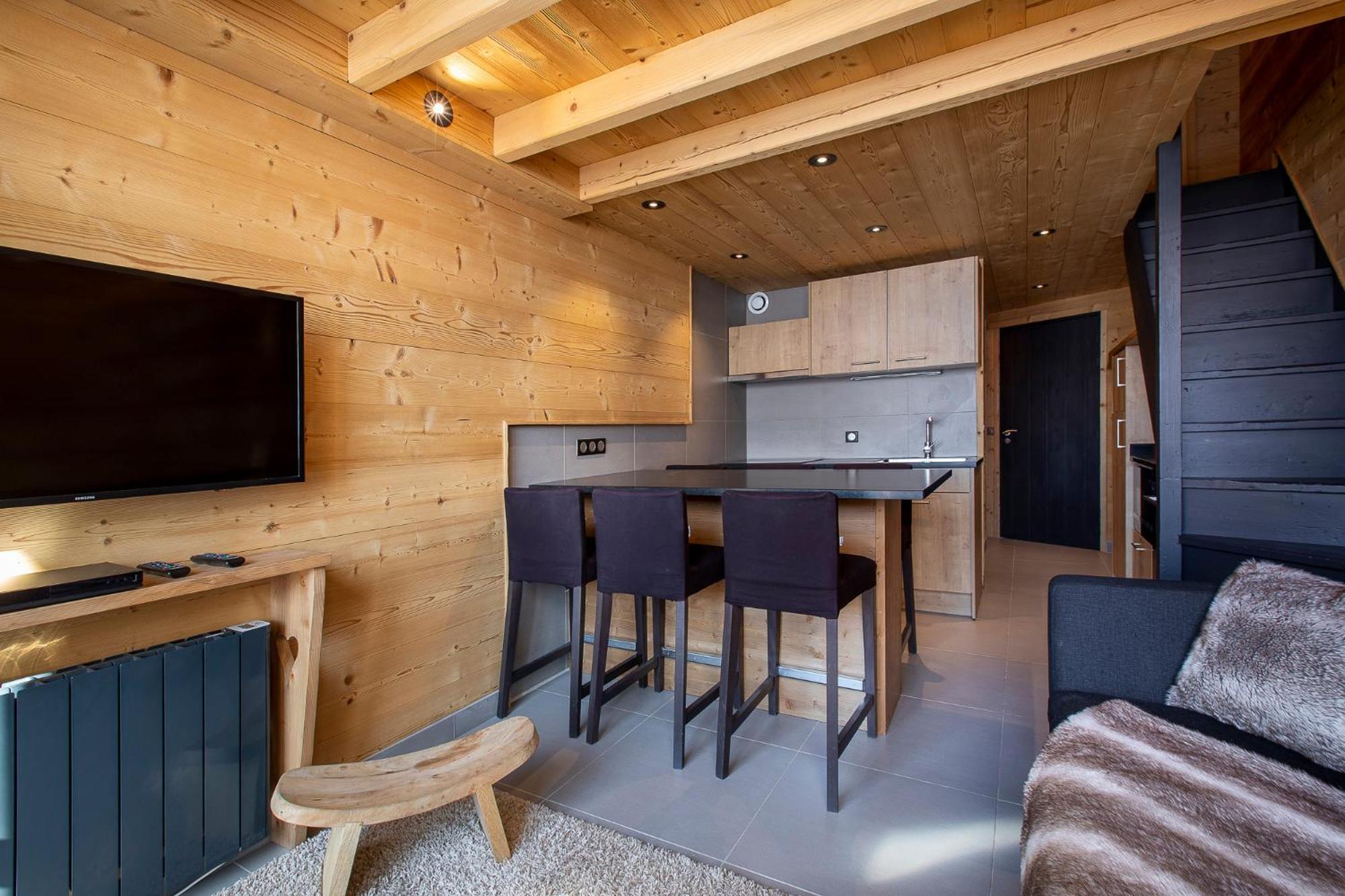 Val Thorens - Cosy Duplex Avec Vue Silveralp 341 Luaran gambar